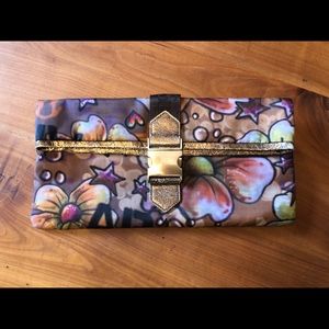 LeSportsac fold over clutch